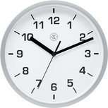 NeXtime NX-7321ZI Wandklok NXT Diameter 20cm Kunststof Zilver, Witte Wijzerplaat NeXtime NX-7321ZI Wandklok NXT Diameter 20cm Kunststof Zilver, Witte Wijzerplaat