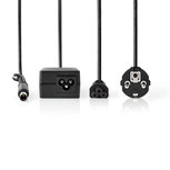 Nedis NBARF6505FBK Notebook-adapter 65 W 7,4 X 5,0 Mm Centrale Pin 18,5 V / 3,5 A Geschikt Voor Hp Incl. Voedingskabel Nedis NBARF6505FBK Notebook-adapter 65 W 7,4 X 5,0 Mm Centrale Pin 18,5 V / 3,5 A Geschikt Voor Hp Incl. Voedingskabel