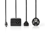 Nedis NBARF6515FBK Notebook-adapter 65 W 4,8 X 1,7 Mm Bullet 18,5 V / 3,5 A Geschikt Voor Hp Incl. Voedingskabel Nedis NBARF6515FBK Notebook-adapter 65 W 4,8 X 1,7 Mm Bullet 18,5 V / 3,5 A Geschikt Voor Hp Incl. Voedingskabel