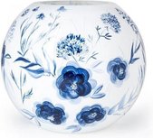 Design Vaas Delfts Blauw - Fidrio - delfts blauw - handgeschilderd - 22 cm hoog Design Vaas Delfts Blauw - Fidrio - delfts blauw - handgeschilderd - 22 cm hoog