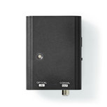 Nedis ACON2506BK Digital Audio-omvormer 1-wegs Toslink Female Digitale Rca Female Nedis ACON2506BK Digital Audio-omvormer 1-wegs Toslink Female Digitale Rca Female