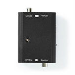 Nedis ACON2507BK Digital Audio-omvormer 2-wegs Digitale Rca Female + Toslink Female Digitale Rca Female + Toslink Female Nedis ACON2507BK Digital Audio-omvormer 2-wegs Digitale Rca Female + Toslink Female Digitale Rca Female + Toslink Female