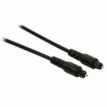 Nedis CAGB25000BK10 Optische Audiokabel Toslink Male - Toslink Male 1,0 M Zwart Nedis CAGB25000BK10 Optische Audiokabel Toslink Male - Toslink Male 1,0 M Zwart
