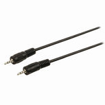 Nedis CAGP21000BK10 Stereo-audiokabel 2,5 Mm Male - 2,5 Mm Male 1,0 M Zwart Nedis CAGP21000BK10 Stereo-audiokabel 2,5 Mm Male - 2,5 Mm Male 1,0 M Zwart