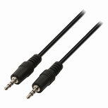Nedis CAGP22000BK05 Stereo-audiokabel 3,5 Mm Male - 3,5 Mm Male 0,5 M Zwart Nedis CAGP22000BK05 Stereo-audiokabel 3,5 Mm Male - 3,5 Mm Male 0,5 M Zwart