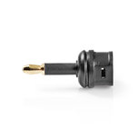 Nedis CAGP25930BK Optische Audioadapter Optische 3,5 Mm Male - Toslink Female 10 Stuks Zwart Nedis CAGP25930BK Optische Audioadapter Optische 3,5 Mm Male - Toslink Female 10 Stuks Zwart