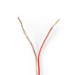 Nedis CAGW0750TR150 Speaker-kabel 2x 0,75 Mm2 15,0 M Folieverpakking Transparant Nedis CAGW0750TR150 Speaker-kabel 2x 0,75 Mm2 15,0 M Folieverpakking Transparant