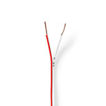Nedis CAGW0750WT150 Speaker-kabel 2x 0,75 Mm2 15,0 M Folieverpakking Wit Nedis CAGW0750WT150 Speaker-kabel 2x 0,75 Mm2 15,0 M Folieverpakking Wit