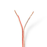 Nedis CAGW1500TR150 Speaker-kabel 2x 1,50 Mm2 15,0 M Folieverpakking Transparant Nedis CAGW1500TR150 Speaker-kabel 2x 1,50 Mm2 15,0 M Folieverpakking Transparant