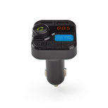 Nedis CATR121BK Fm-zender Voor In De Auto Bluetooth® Bass Boost Microsd-kaartopening Handsfree Bellen Spraakbediening 2x Usb Nedis CATR121BK Fm-zender Voor In De Auto Bluetooth® Bass Boost Microsd-kaartopening Handsfree Bellen Spraakbediening 2x Usb