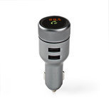 Nedis CATR122BK Fm-zender Voor In De Auto Bluetooth® Handsfree Bellen 2x Usb Nedis CATR122BK Fm-zender Voor In De Auto Bluetooth® Handsfree Bellen 2x Usb