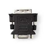 Nedis CCGB32900BK Dvi - Vga-adapter Dvi-i 24+5-pins Male - Vga Female Zwart Nedis CCGB32900BK Dvi - Vga-adapter Dvi-i 24+5-pins Male - Vga Female Zwart