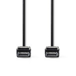 Nedis CCGB37010BK20 Displayport 1.2-kabel Displayport Male - Displayport Male 2,0 M Zwart Nedis CCGB37010BK20 Displayport 1.2-kabel Displayport Male - Displayport Male 2,0 M Zwart