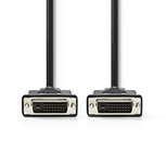 Nedis CCGP32000BK30 Dvi-kabel Dvi-d 24+1-pins Male - Dvi-d 24+1-pins Male 3,0 M Zwart Nedis CCGP32000BK30 Dvi-kabel Dvi-d 24+1-pins Male - Dvi-d 24+1-pins Male 3,0 M Zwart