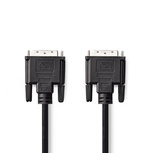 Nedis CCGP32001BK50 Dvi-kabel Dvi-d 24+1-pins Male Dvi-d 24+1-pins Male 5,0 M Zwart Nedis CCGP32001BK50 Dvi-kabel Dvi-d 24+1-pins Male Dvi-d 24+1-pins Male 5,0 M Zwart