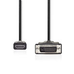 Nedis CCGP34800BK50 Hdmi™ - Dvi-kabel Hdmi™-connector - Dvi-d 24+1-pins Male 5,0 M Zwart Nedis CCGP34800BK50 Hdmi™ - Dvi-kabel Hdmi™-connector - Dvi-d 24+1-pins Male 5,0 M Zwart