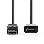 Nedis CCGP37150BK02 Displayport - Hdmi™-kabel Displayport Male - Hdmi™-uitgang 0,2 M Zwart Nedis CCGP37150BK02 Displayport - Hdmi™-kabel Displayport Male - Hdmi™-uitgang 0,2 M Zwart