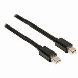 Nedis CCGP37500BK20 Mini-displayport-kabel Mini-displayport Male - Mini-displayport Male 2,0 M Zwart Nedis CCGP37500BK20 Mini-displayport-kabel Mini-displayport Male - Mini-displayport Male 2,0 M Zwart