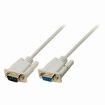 Nedis CCGP52010IV05 Seriële Kabel D-sub 9-pins Male - D-sub 9-pins Female 0,5 M Ivoor Nedis CCGP52010IV05 Seriële Kabel D-sub 9-pins Male - D-sub 9-pins Female 0,5 M Ivoor