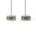 Nedis CCGP52057IV30 Nullmodemkabel D-sub 9-pins Female - D-sub 9-pins Female 3,0 M Ivoor Nedis CCGP52057IV30 Nullmodemkabel D-sub 9-pins Female - D-sub 9-pins Female 3,0 M Ivoor