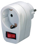 Brennenstuhl BN-1508070 Stopcontact Adapter Aan/uit-schakelaar F (cee 7/3) Wit Brennenstuhl BN-1508070 Stopcontact Adapter Aan/uit-schakelaar F (cee 7/3) Wit
