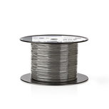 Nedis COTR15001GY100 Gebalanceerde Audiokabel 2x (2x 0,16 Mm²) 100 M Rol Grijs Nedis COTR15001GY100 Gebalanceerde Audiokabel 2x (2x 0,16 Mm²) 100 M Rol Grijs