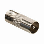 Nedis CSGB41954ME Satelliet- En Antenne-adapter Coax Male - F Female Metaal Nedis CSGB41954ME Satelliet- En Antenne-adapter Coax Male - F Female Metaal