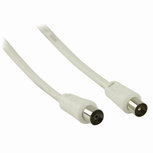 Nedis CSGP40000WT15 Coaxkabel 90 Db Iec (coax) Male - Iec (coax) Female 1,5 M Wit Nedis CSGP40000WT15 Coaxkabel 90 Db Iec (coax) Male - Iec (coax) Female 1,5 M Wit