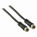 Nedis CSGP41000BK15 Satelliet- En Antennekabel F Male - F Male 1,5 M Zwart Nedis CSGP41000BK15 Satelliet- En Antennekabel F Male - F Male 1,5 M Zwart