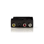 Nedis CVBW31902AT Scart-adapter Scart Male - 3x Rca Female + S-video Female Nedis CVBW31902AT Scart-adapter Scart Male - 3x Rca Female + S-video Female