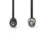 Nedis CVGP24800BK30 Bnc - Rca Videokabel Bnc Male - Rca Male 3,0 M Zwart Nedis CVGP24800BK30 Bnc - Rca Videokabel Bnc Male - Rca Male 3,0 M Zwart