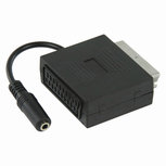 Nedis CVGP31930BK02 Scart-adapter Scart Male - Scart Female - Scart Female 0,2 M Zwart Nedis CVGP31930BK02 Scart-adapter Scart Male - Scart Female - Scart Female 0,2 M Zwart
