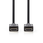 Nedis CVGP34000BK05 High Speed Hdmi™-kabel Met Ethernet Hdmi™-connector - Hdmi™-connector 0,5 M Zwart Nedis CVGP34000BK05 High Speed Hdmi™-kabel Met Ethernet Hdmi™-connector - Hdmi™-connector 0,5 M Zwart