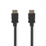 Nedis CVGT34000BK10 High Speed Hdmi™-kabel Met Ethernet Hdmi™-connector - Hdmi™-connector 1,0 M Zwart Nedis CVGT34000BK10 High Speed Hdmi™-kabel Met Ethernet Hdmi™-connector - Hdmi™-connector 1,0 M Zwart