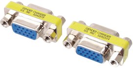 Valueline Gchd-ff15p Metalen Mini Vga Adapter Hd15p Vrouwelijk - Hd15p Vrouwelijk Valueline Gchd-ff15p Metalen Mini Vga Adapter Hd15p Vrouwelijk - Hd15p Vrouwelijk
