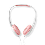 Nedis HPWD4200PK Bedrade Koptelefoon 1,2 M Ronde Kabel On-ear Roze/wit Nedis HPWD4200PK Bedrade Koptelefoon 1,2 M Ronde Kabel On-ear Roze/wit