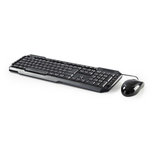 Nedis KBMC100BKFR Set Bedrade Muis En Toetsenbord 800-dpi Muis Franse Indeling Nedis KBMC100BKFR Set Bedrade Muis En Toetsenbord 800-dpi Muis Franse Indeling