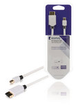 König KNM37400W20 Mini Displayport Kabel Mini Displayport Male - Displayport Male 2,00 M Wit König KNM37400W20 Mini Displayport Kabel Mini Displayport Male - Displayport Male 2,00 M Wit