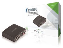 König KNVCO3410 Hdmi-converter Vga Female + 2x Rca Female - Hdmi-uitgang König KNVCO3410 Hdmi-converter Vga Female + 2x Rca Female - Hdmi-uitgang