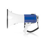 Nedis MEPH200WT Megafoon 25 W Bereik Van 1500 M Afneembare Microfoon Wit/blauw Nedis MEPH200WT Megafoon 25 W Bereik Van 1500 M Afneembare Microfoon Wit/blauw