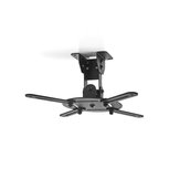 Nedis PJCM100BK Plafondbeugel Voor Projector 360° Draaibaar Max. 10 Kg Afstand Tot De Muur Van 130 Mm Zwart Nedis PJCM100BK Plafondbeugel Voor Projector 360° Draaibaar Max. 10 Kg Afstand Tot De Muur Van 130 Mm Zwart