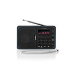 Nedis RDFM2100GY Fm-radio 3,6 W Usb-poort & Microsd-kaartsleuf Zwart / Grijs Nedis RDFM2100GY Fm-radio 3,6 W Usb-poort & Microsd-kaartsleuf Zwart / Grijs