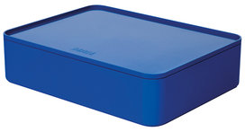 HAN HA-1110-14 Smart-organiser Allison Box Met Binnenschaal En Deksel Royal Blauw, Stapelbaar HAN HA-1110-14 Smart-organiser Allison Box Met Binnenschaal En Deksel Royal Blauw, Stapelbaar
