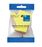 Info Notes IN-5825-39 Info Shaped Sticky Notes 68x68 'hand' Assorti 200 Vel Info Notes IN-5825-39 Info Shaped Sticky Notes 68x68 'hand' Assorti 200 Vel