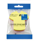 Info Notes IN-5829-39 Info Shaped Sticky Notes 68x68 't-shirt' Assorti 200 Vel Info Notes IN-5829-39 Info Shaped Sticky Notes 68x68 't-shirt' Assorti 200 Vel