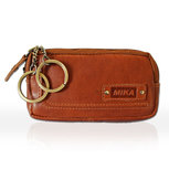 Juscha JU-14110502 Sleutelhanger/etui Mika Leer Met 2 Sleutel Ringen Kleur Cognac Juscha JU-14110502 Sleutelhanger/etui Mika Leer Met 2 Sleutel Ringen Kleur Cognac