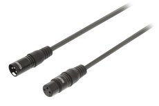 Sweex SWOP15010E05 Xlr Stereokabel Xlr 3-pins Male - Xlr 3-pins Female 0.50 M Donkergrijs Sweex SWOP15010E05 Xlr Stereokabel Xlr 3-pins Male - Xlr 3-pins Female 0.50 M Donkergrijs