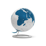 Atmosphere NR-0324IGWB-GB Globe IGlobe Light Blue 25cm Diameter Metaal/chrome Blauw Atmosphere NR-0324IGWB-GB Globe IGlobe Light Blue 25cm Diameter Metaal/chrome Blauw