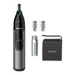 Philips NT3650/16 Series 3000 Neus-Oor- en Wenkbrauwtrimmer Zwart/Grijs Philips NT3650/16 Series 3000 Neus-Oor- en Wenkbrauwtrimmer Zwart/Grijs
