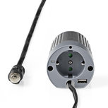 Nedis PIMS10012 Stroomomvormer Gemodificeerde Sinusgolf 12 V Dc - 230 V Ac 100 W 1x Schuko / 1x Usb-uitgang Nedis PIMS10012 Stroomomvormer Gemodificeerde Sinusgolf 12 V Dc - 230 V Ac 100 W 1x Schuko / 1x Usb-uitgang